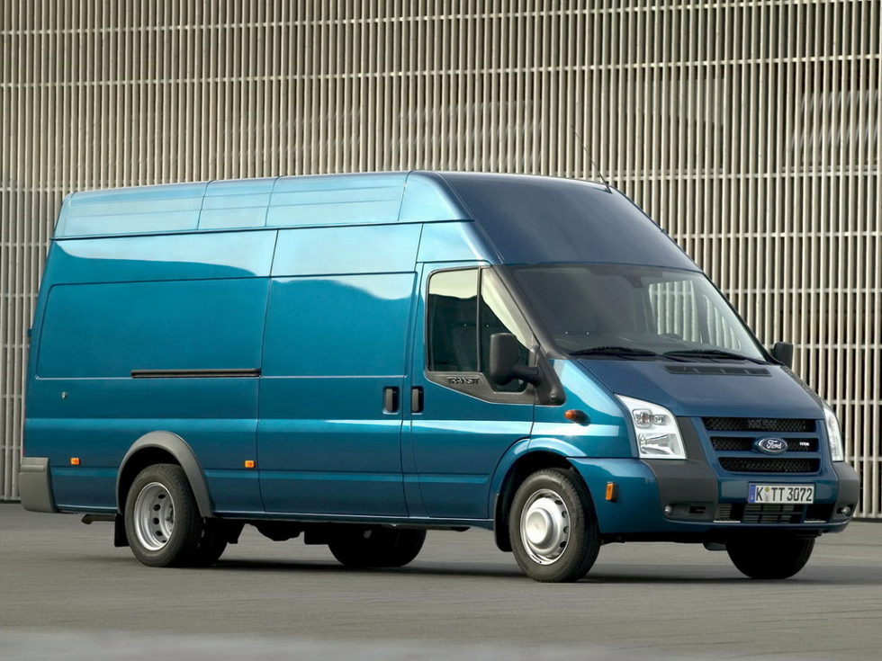 Коврики текстильные "Классик" для Ford Transit VI (грузовик) 2006 - 2014, черные, 3шт.