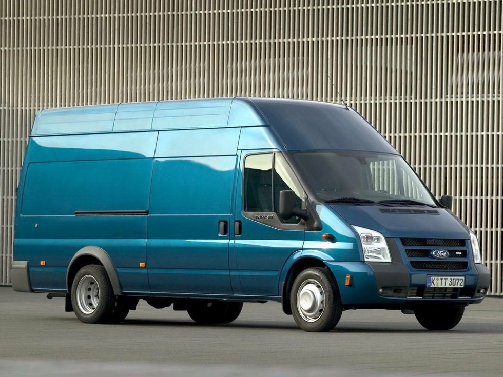 Коврики текстильные "Комфорт" для Ford Transit VI (автобус) 2006 - 2014, ые, 2шт.