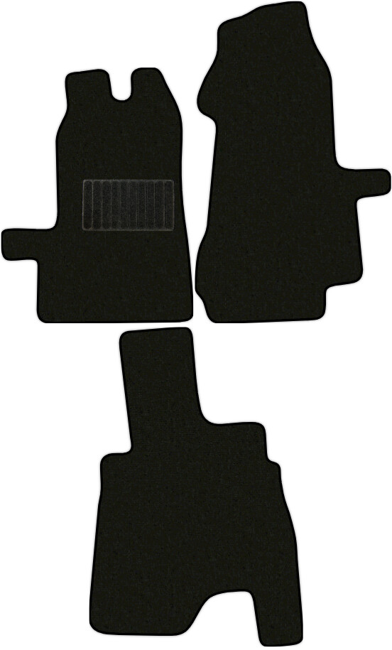 Коврики текстильные "Классик" для Ford Transit VI (грузовик) 2006 - 2014, черные, 3шт.