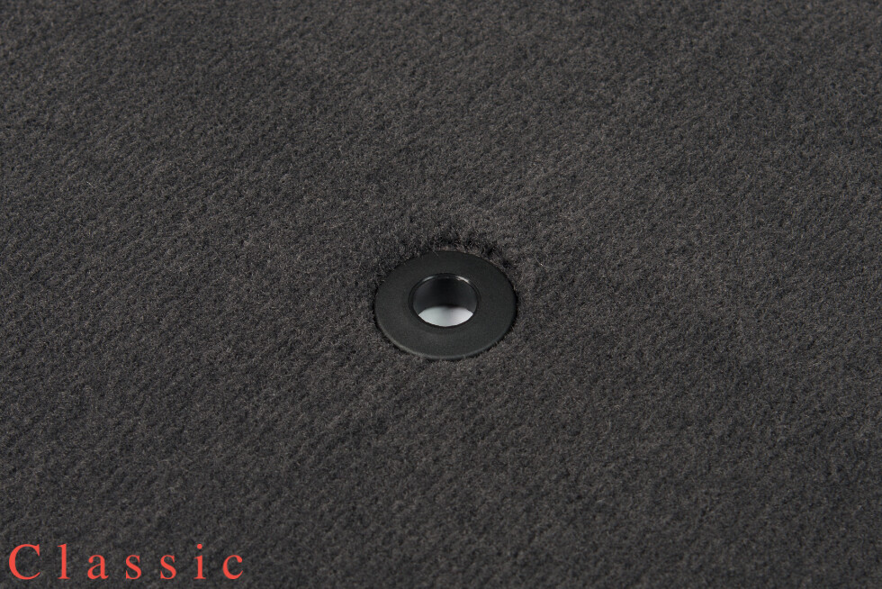 Коврики текстильные "Классик" для Kia Rio III (хэтчбек 5 дв / QB) 2015 - 2017, темно-серые, 5шт.