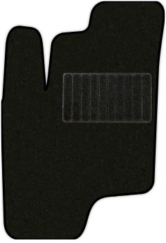 Коврики текстильные "Стандарт" для Hyundai Getz I (хэтчбек 5 дв / TB) 2005 - 2011, черные, 1шт.