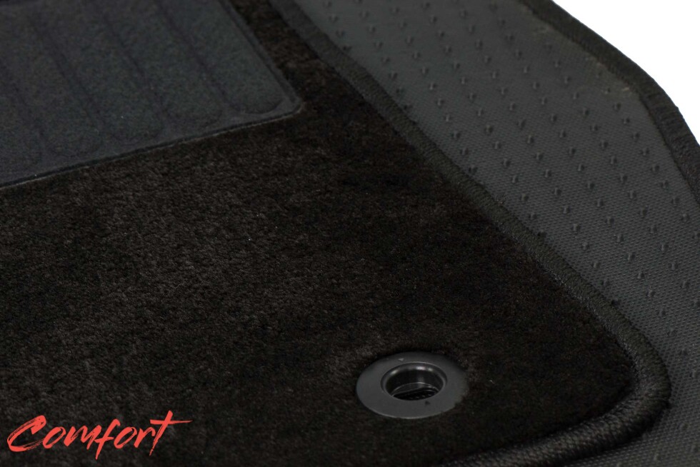 Коврики текстильные "Комфорт" для Audi S6 IV (седан / 4G2/C7) 2014 - 2018, черные, 4шт.