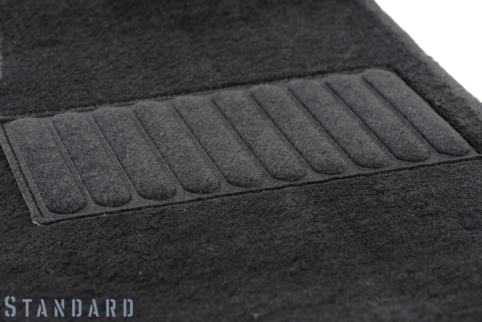 Коврики текстильные "Стандарт" для Kia Rio III (седан / QB) 2012 - 2017, черные, 5шт.