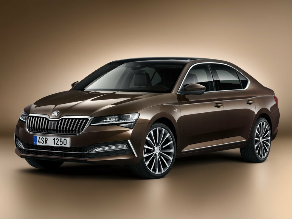 Коврики ЭВА "EVA ромб" для Skoda Superb III (лифтбек / 3V3) 2019 - Н.В., черные, 4шт.