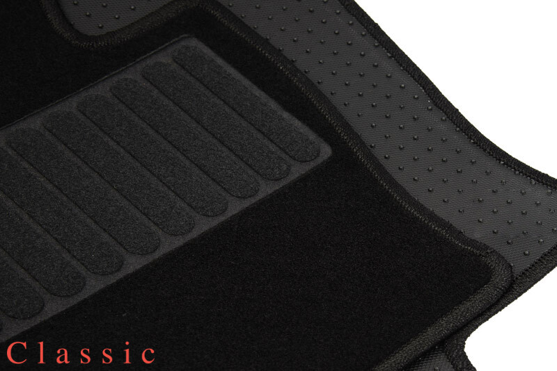 Коврики текстильные "Классик" для BMW X5 II (suv / E70) 2006 - 2010, черные, 5шт.