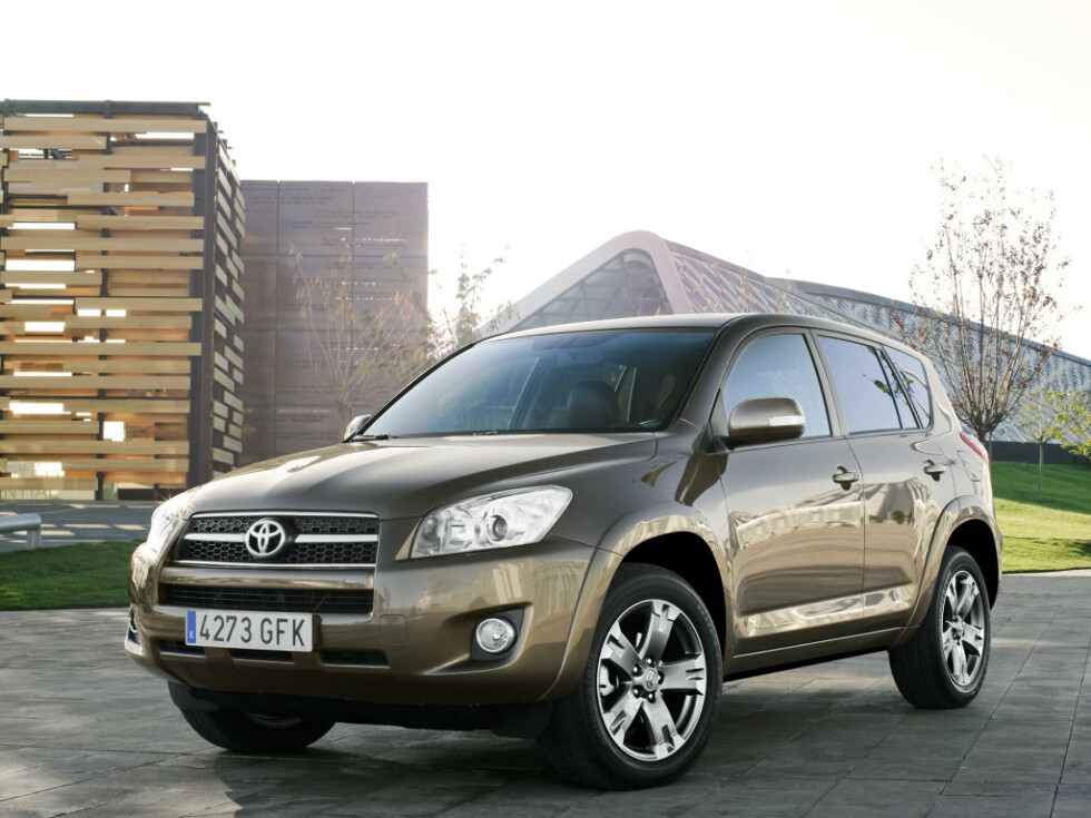 Коврики текстильные "Стандарт" для Toyota Rav4 long III (suv / ACA33) 2008 - 2010, черные, 5шт.